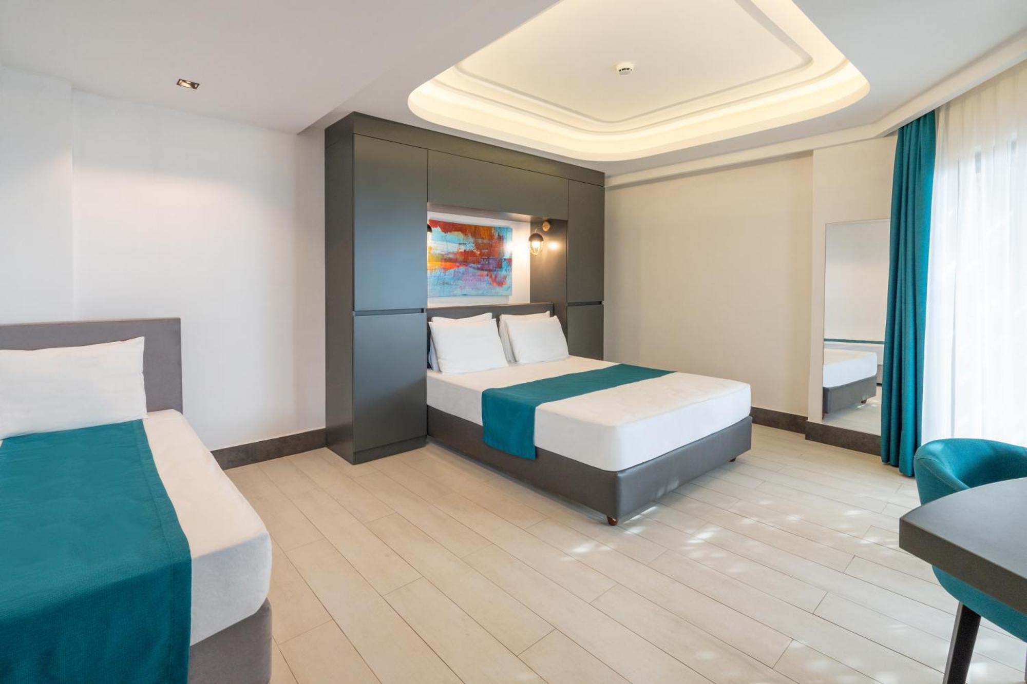 Guemues Yazar Hotel Kaş Szoba fotó