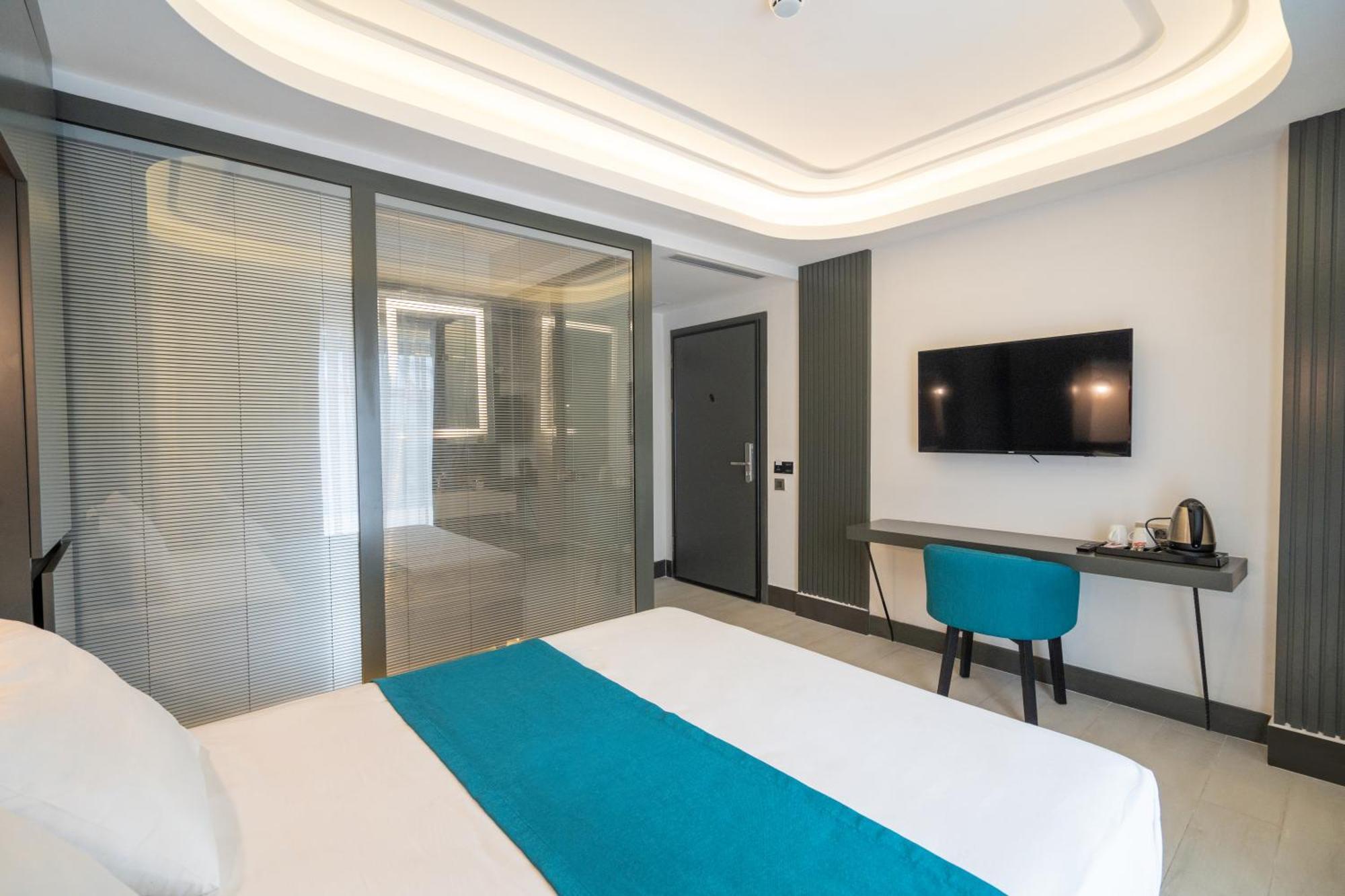 Guemues Yazar Hotel Kaş Szoba fotó