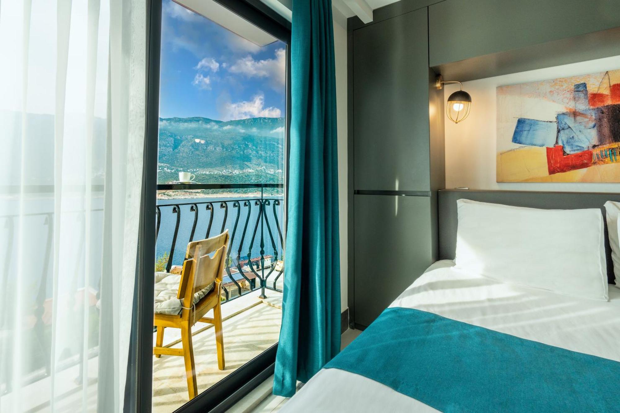 Guemues Yazar Hotel Kaş Szoba fotó