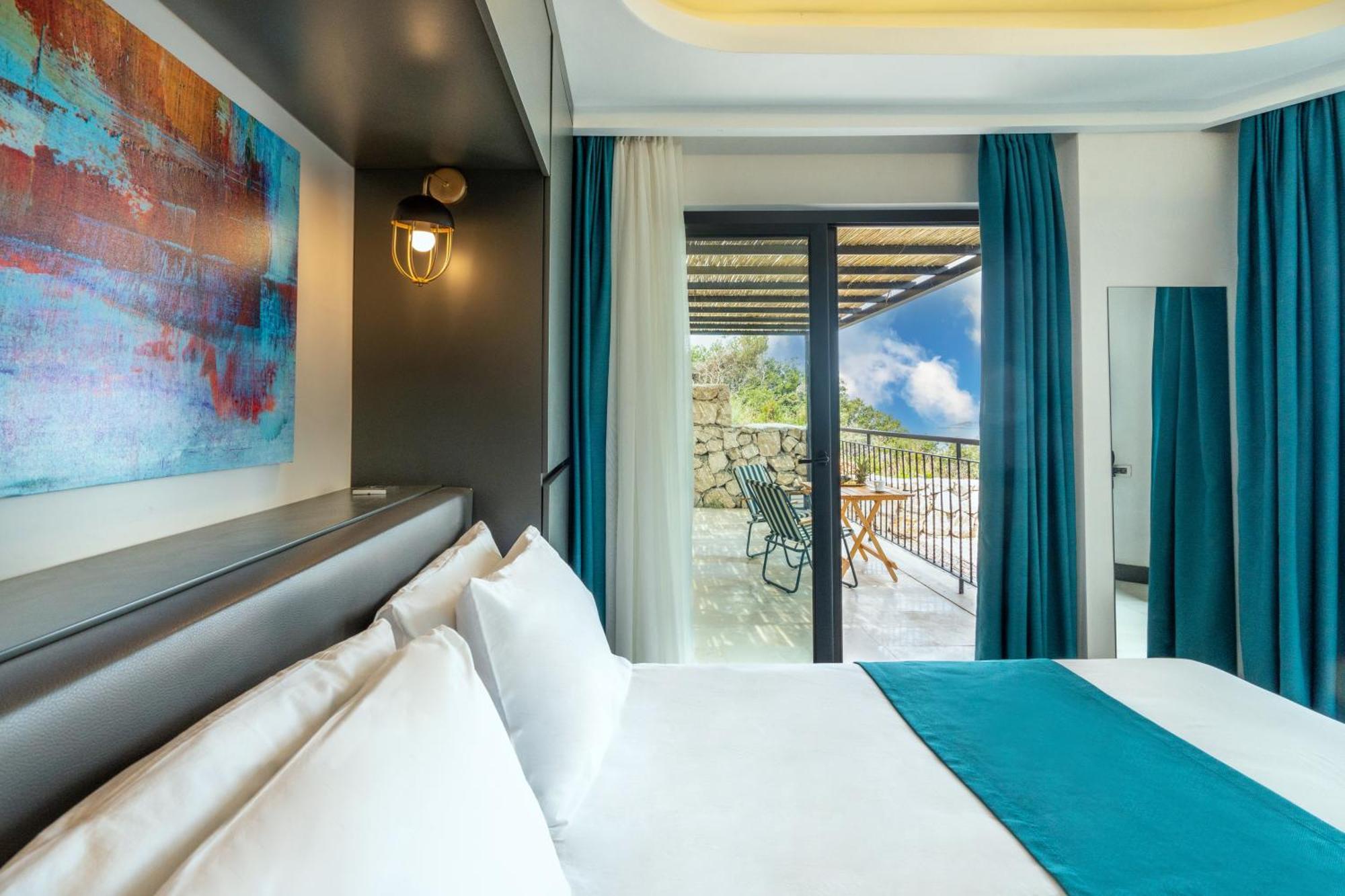 Guemues Yazar Hotel Kaş Szoba fotó